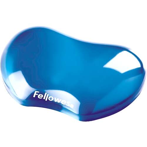 Fellowes Crystal Reposamuñecas Flexible de Gel - Resistente a las Manchas - Color Azul Fellowes Crystal Reposamuñecas Flexible de Gel - Resistente a las Manchas - Color Azul
