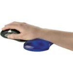 Fellowes Crystal Reposamuñecas Flexible de Gel - Resistente a las Manchas - Color Azul - immagine 2