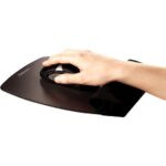 Fellowes I-Spire Series Reposamuñecas Flexible con Efecto Balanceo - Permite una Plena Traccion del Raton - Color Negro - immagine 2