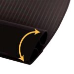 Fellowes I-Spire Series Reposamuñecas Flexible con Efecto Balanceo - Permite una Plena Traccion del Raton - Color Negro - immagine 3