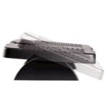 Fellowes Refresh Reposapies con Ventilacion 45.2x33cm - 2 Ajustes de Altura - Plataforma Deslizante - Color Negro - immagine 3