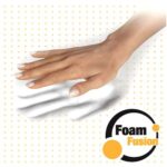 Fellowes PlushTouch Reposamuñecas para Teclado Foam Fusion - Proteccion Antibacterias - Material Extrasueve - Base Antideslizante - Color Negro - immagine 4