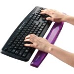 Fellowes Crystal Reposamuñecas Flexible de Gel para Teclado - Resistente a las Manchas - Color Violeta - immagine 2