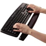 Fellowes Crystal Reposamuñecas de Gel para Teclado - Resistente a las Manchas - Base Antideslizante - Color Negro - immagine 2