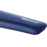 Fellowes PlushTouch Reposamuñecas para Teclado Foam Fusion - Proteccion Antibacterias - Material Extrasueve - Base Antideslizante - Color Azul - immagine 3