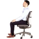 Fellowes Smart Suites Respaldo de Espuma Ergonomico - Espuma de Alta Densidad - Correa Ajustable - Color Gris - immagine 4