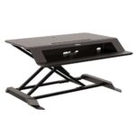 Fellowes Sit-Stand Lotus Estación de Trabajo - Sistema de Muelle a Gas - Amplia Plataforma Superior - Plataforma Inferior para Raton y Teclado - Color Negro - immagine 2