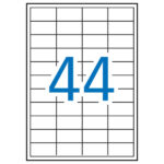 Apli Etiquetas Blancas Permanentes 48.5 x 25.4mm 500 Hojas