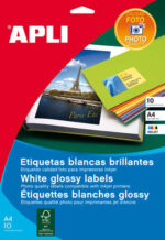 Apli Etiquetas Blancas Calidad Foto 99.1 x 34.0mm 10 Hojas - immagine 2