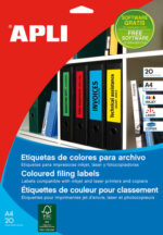 Apli Etiquetas Verdes para Archivo 190.0 x 61.0mm 20 Hojas - immagine 2