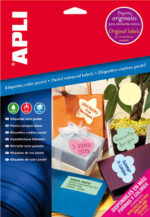 Apli Etiquetas Crema Permanentes 63.5 x 42.3mm 20 Hojas - immagine 2