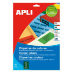 Apli Etiquetas Amarillas Permanentes 99.1 x 38.1mm 20 Hojas - immagine 2