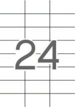 Apli Etiquetas Translucidas Resistentes Intemperie 70.0 x 37.0mm 20 Hojas