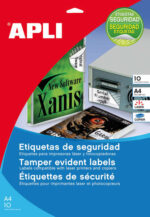 Apli Etiquetas Blancas de Seguridad Ø 40.0mm 10 Hojas - immagine 2