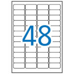 Apli Etiquetas Blancas de Seguridad 45.7 x 21.2mm 10 Hojas