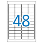 Apli Pack de 960 Etiquetas Blancas Resistentes Intemperie - Tamaño 45.7x21.2mm - 20 Hojas x 48 Etiquetas