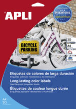 Apli Etiquetas Amarillas Resistentes Intemperie 210.0 x 297.0mm 20 Hojas - immagine 2
