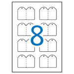 Apli Etiquetas Colgantes Imprimibles 36.0 x 53.0mm 10 Hojas