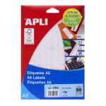 Apli Etiquetas A5 Blancas 13.0 x 40.0mm 15 Hojas - immagine 2