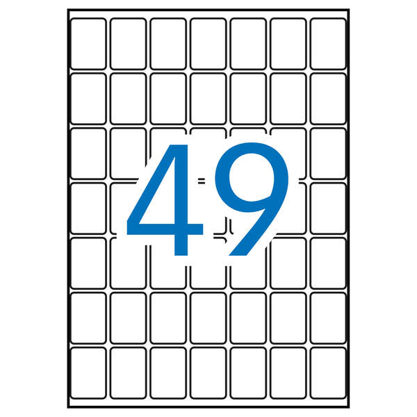Apli Etiquetas A5 Blancas 19.0 x 27.0mm 15 Hojas Apli Etiquetas A5 Blancas 19.0 x 27.0mm 15 Hojas