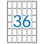Apli Etiquetas A5 Blancas 22.0 x 32.0mm 15 Hojas