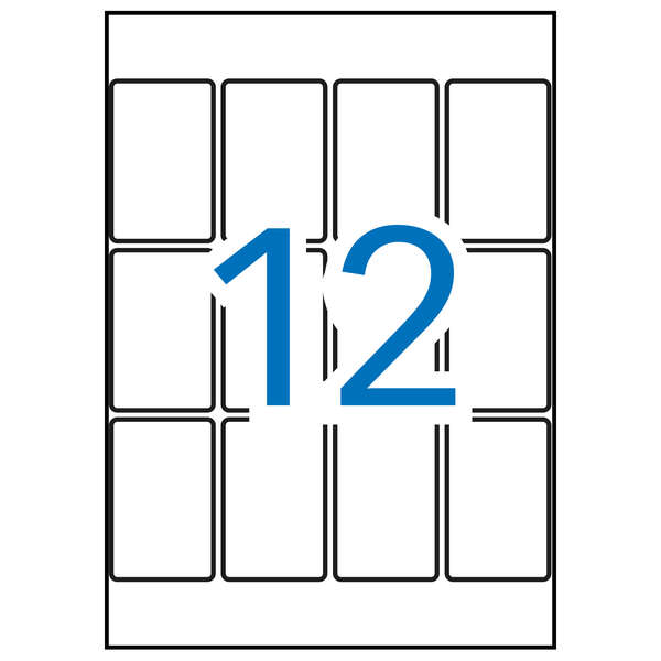 Apli Etiquetas A5 Blancas 34.0 x 53.0mm 15 Hojas Apli Etiquetas A5 Blancas 34.0 x 53.0mm 15 Hojas