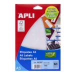 Apli Etiquetas A5 Blancas Joyeria 48.0 x 8.0mm 15 Hojas - immagine 2