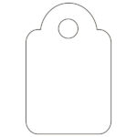 Apli Etiquetas Colgantes Blancas 13 x 20mm 200 U.