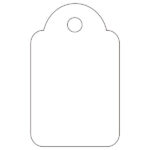 Apli Etiquetas Colgantes Blancas 18 x 29mm 200 U.