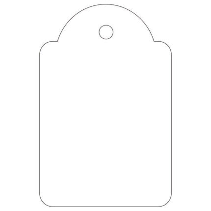 Apli Etiquetas Colgantes Blancas 28 x 43mm 100 U.