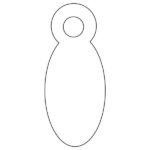 Apli Etiquetas Colgantes Blancas 8 x 19mm 1.000 U.
