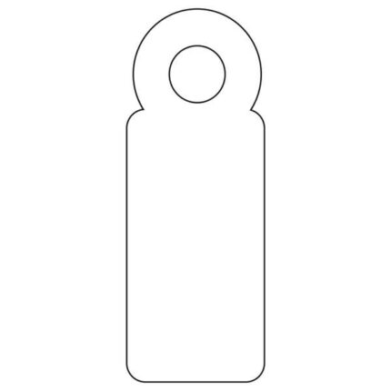 Apli Etiquetas Colgantes Blancas 7 x 19mm 1.000 U.