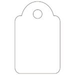 Apli Etiquetas Colgantes Blancas 15 x 24mm 1.000 U.