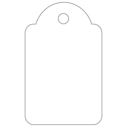 Apli Etiquetas Colgantes Blancas 22 x 35mm 500 U.