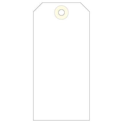 Apli Pack de 1.000 Etiquetas con Arandela 120x57mm - Cartulina de 160g/m² - Arandela Reforzada - Color Crema