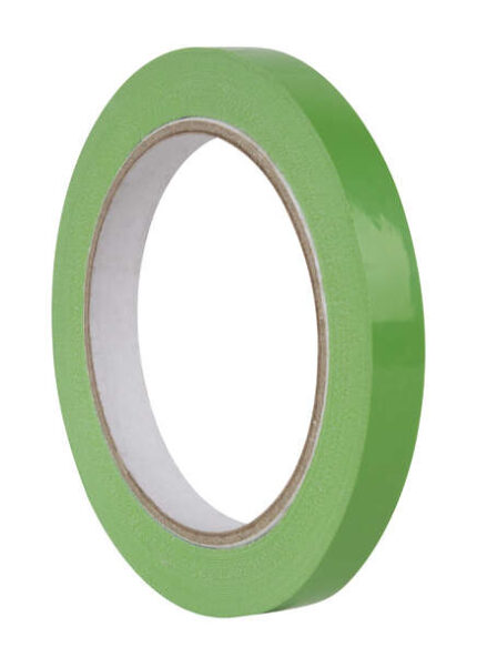 Apli Cinta Adhesiva Verde 12mm x 66m - Resistente al Desgarro - Facil de Cortar - Adhesivo de Alta Calidad Verde