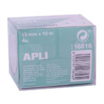 Apli Nordik Pack con 4 Cintas Adhesivas de Papel Washi 15mmx10m - Decoracion y Manualidades - Colores Surtidos - immagine 2