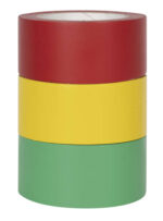 Apli Cinta de Señalizacion Adhesiva PVC 40x33mm 160Μm - Desbobinado Silencioso - Adhesivo Solvente de Caucho Natural - Resistente a Rayos UV - immagine 2