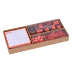 20 Pinzas Abatibles de 19mm y Notas Adhesivas de 100 Hojas en Naranja Fluor - Diseño Moderno y Llamativo - Producto Reposicionable para Expositor 17684