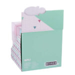 Apli Nordik Collection Expositor de Clips - Ø72x72mm - 8 Dispensadores en 4 Colores Pastel - Tapa Magnetica "Soft Touch" y Textura Silicona - Incluye 50 Clips de 28mm - immagine 2
