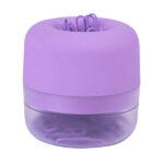 Apli Nordik Collection Expositor de Clips - Ø72x72mm - 8 Dispensadores en 4 Colores Pastel - Tapa Magnetica "Soft Touch" y Textura Silicona - Incluye 50 Clips de 28mm - immagine 5