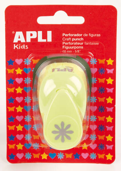 Apli Perforadora de Papel en Forma de Flor - Tamaño de Figura 16mm - Alta Calidad para Papel
