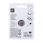 Apli Perforadora de Papel en Forma de Corazon - Figura de 16mm - Deposito de Restos de Papel - Ideal para Scrapbooking, Manualidades y Decoraciones - Color Rosa - immagine 3