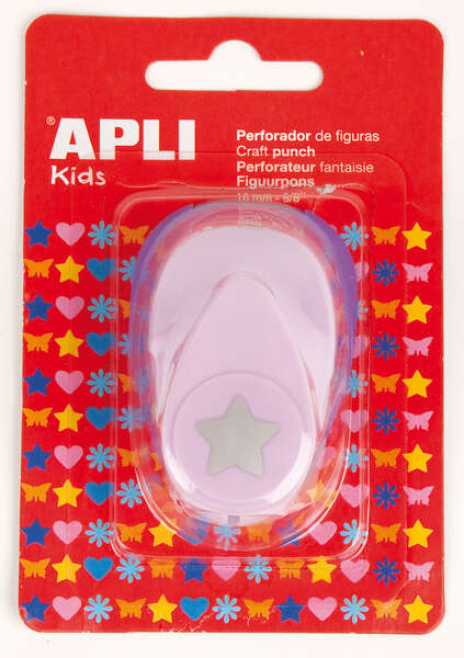 Apli Perforadora de Papel en Forma de Estrella - Figura de 16mm - Alta Calidad para Papel