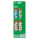 Apli Pack de 20 Etiquetas Adhesivas Navideñas para Regalos - Tamaños y Diseños Surtidos - Espacio para Escribir - immagine 2