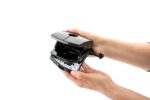 Novus B 220 re+new Perforadora de Papel - Fabricada con Plastico Reciclado - Hasta 20 Hojas - Escala de Tope - Vaciado Facil - Punzones 5.5mm - Color Negro - immagine 3