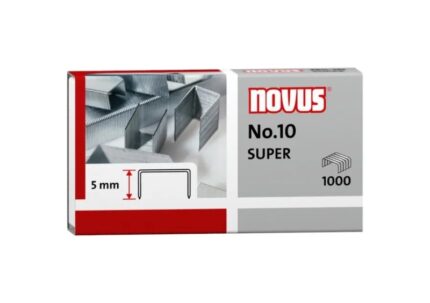 Novus Nº 10 Super Caja de 1000 Grapas Nº 10 Galvanizadas
