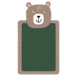 Apli Expositor de 9 Packs de Pizarra para Tiza con Forma de Animal + Caja de 3 Tizas de Colores y Borrador - Medidas 260x155x15mm - Diseños Rana, Oso Panda y Oso - immagine 4