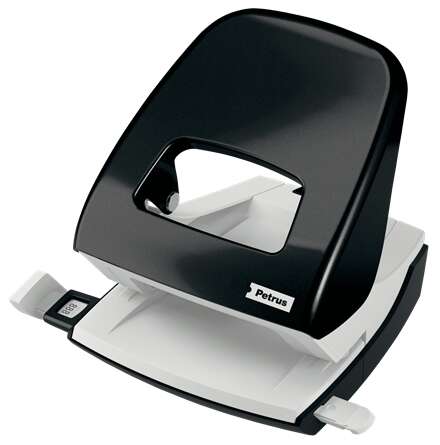 Petrus 62 WOW Taladro Perforador 2 Orificios - Hasta 30 Hojas - Facil Vaciado - Formato A4