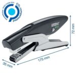Rapid ECO Grapadora de Tenaza - Fabricadas con un 81% de Plastico Reciclado - Hasta 20 Hojas - Para Grapas 24/6, 26/6 - Grapado y Clavado - Color Negro - immagine 4